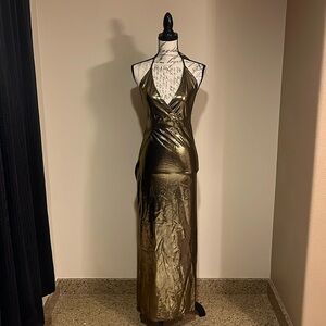 Gold Full Length Dress